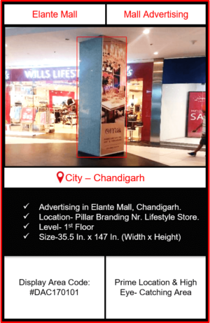 Elante Mall Advertising | Advertising in Elante Mall Chandigarh | Mall Advertising | Advertising in Chandigarh