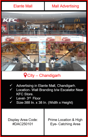 Elante Mall Advertising | Advertising in Elante Mall Chandigarh | Mall Advertising | Advertising in Chandigarh