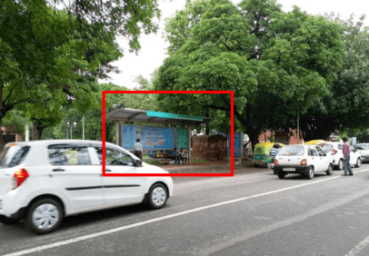 Bus Queue Shelter Advertising at Phase 3-A Market in Mohali, Punjab - Total Area 120 Sq. Ft.