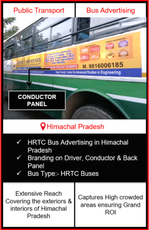 Himachal Pradesh Roadways Buses Advertising, Roadways Buses Advertising in Himachal Pradesh, HRTC Bus Advertising, Himachal Pradesh Buses Advertising, Outdoor Advertising in Himachal Pradesh, Public Transport Advertising, Roadways Buses Advertising
