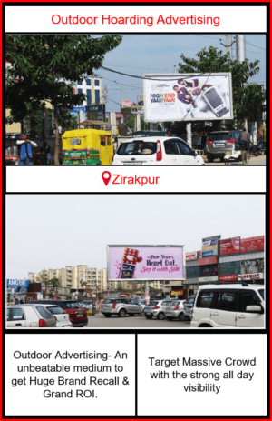 Outdoor Advertising in Zirakpur, Outdoor Advertising in Punjab, Hoardings advertising agency in zirakpur, outdoor advertising agency in Punjab, Hoarding ads in Zirakpur