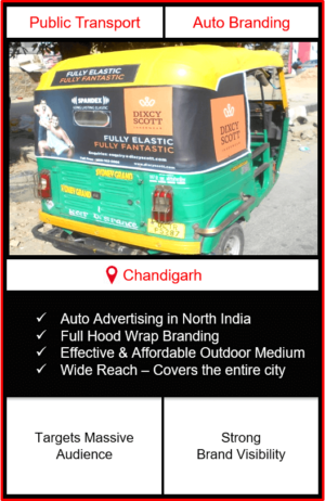 Auto Rickshaw Advertising in Chandigarh, Auto Rickshaw Branding in Chandigarh, Advertising on Autos in Chandigarh, Advertising on Auto Rickshaw in Chandigarh, Auto Rickshaw Advertising in Punjab