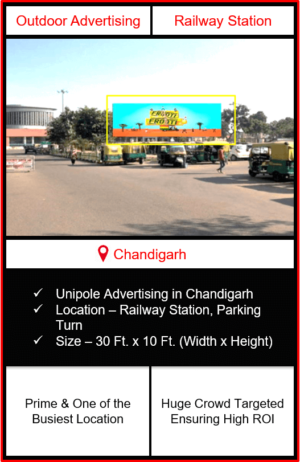 Outdoor Advertising at Railway Station, Advertising on Railway Station in Chandigarh, Railway Station Branding in Chandigarh, Advertising On Railway Station in Chandigarh, Railway Station Branding in Chandigarh