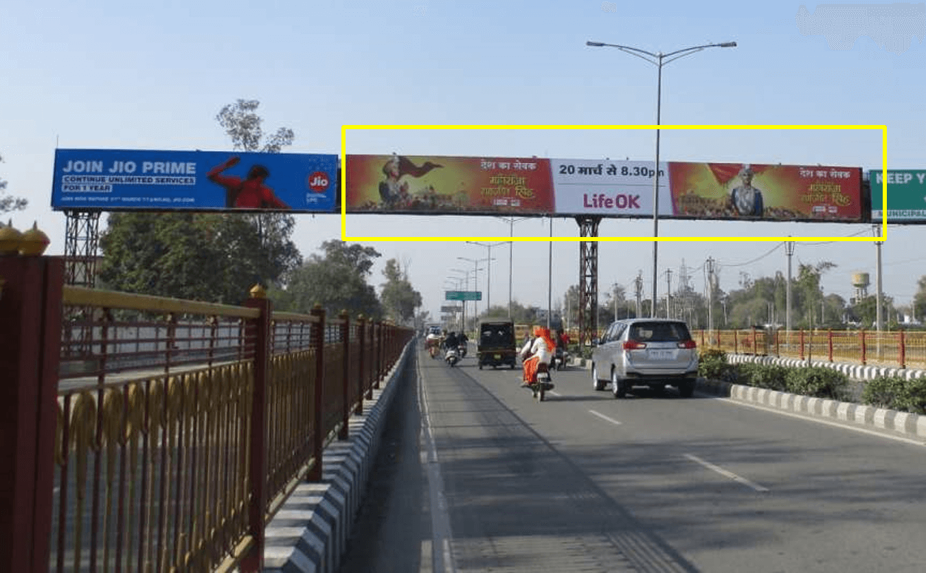 Option No.3 Gantry Advertising at Airport Road, Amritsar