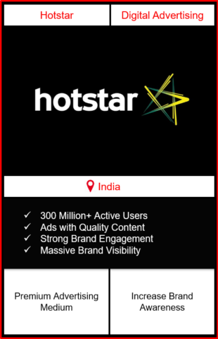 advertising on hotstar app, advertising on hotstar, digital advertising in india, hotstar app advertising, how to advertise on hotstar