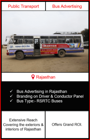 rajasthan bus advertising, bus branding in rajasthan, bus advertising in rajasthan, rajasthan buses, rstrtc bus branding