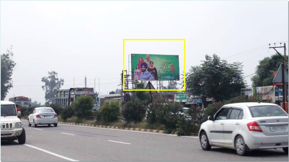 Option No.4 Hoarding advertising Near DAV University, Jalandhar