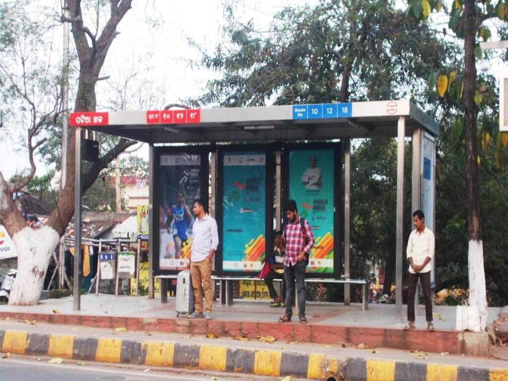 Option No.3 Bus Shelter Branding at Patia Square, Bhubaneswar