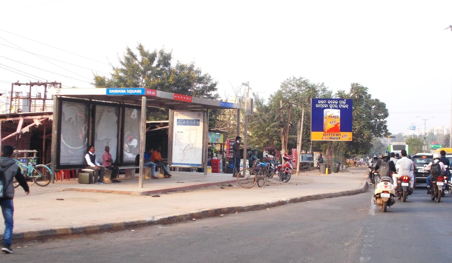 Option No.2 Bus Shelter Branding at Damana Square, Bhubaneswar