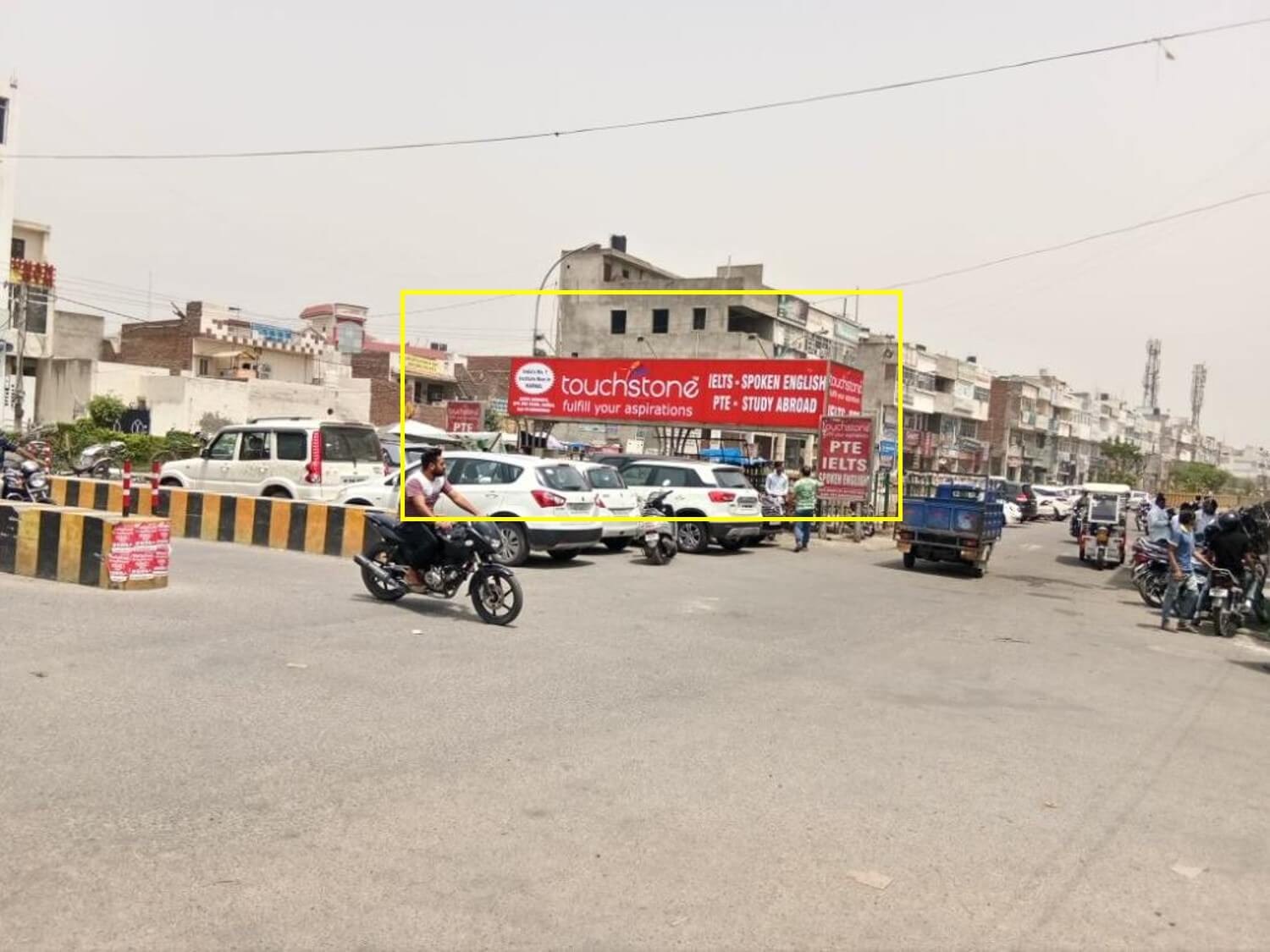 Option No.4 Bus Queue Shelter Branding at Mugual Canal Market, Karnal