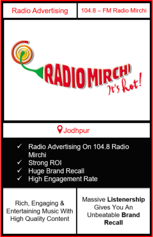 Radio Advertising in Jodhpur, advertising on radio in Jodhpur, radio ads in Jodhpur, advertising in Jodhpur