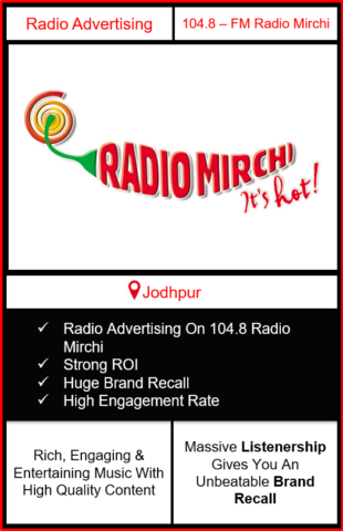 Radio Advertising in Jodhpur, advertising on radio in Jodhpur, radio ads in Jodhpur, advertising in Jodhpur