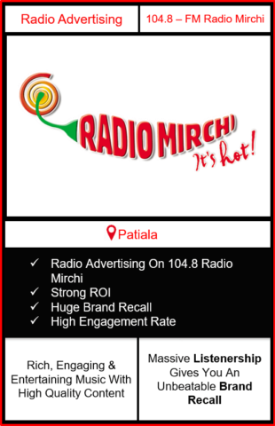 Radio Advertising in Patiala, advertising on radio in Patiala, radio ads in Patiala, advertising in Patiala