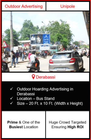 Outdoor advertising in Derabassi, hoarding advertising in Derabassi, advertising in Derabassi, advertising agency in Derabassi