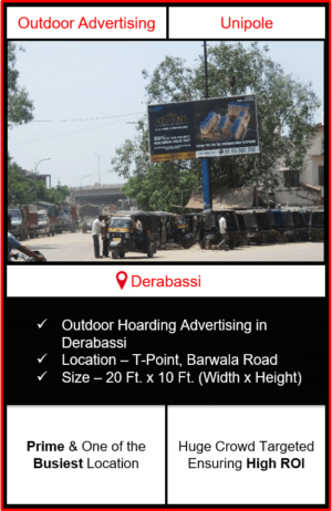 Outdoor advertising in Derabassi, hoarding advertising in Derabassi, advertising in Derabassi, advertising agency in Derabassi