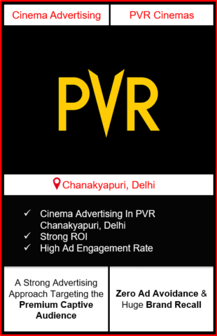 PVR Cinema Advertising in YPCC Mall, Chanakyapuri, New Delhi, advertising on cinemas in New Delhi, Cinema ads in YPCC Mall, Chanakyapuri, New Delhi, advertising in New Delhi, PVR Cinemas Advertising in New Delhi