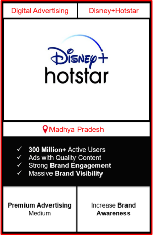 Hotstar Advertising in Madhya Pradesh, advertising on Hotstar in Madhya Pradesh, Hotstar ads in Madhya Pradesh, advertising in Madhya Pradesh, Hotstar Advertising in Madhya Pradesh