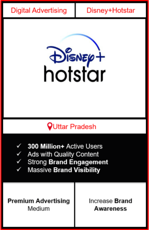 Hotstar Advertising in Uttar Pradesh, advertising on Hotstar in Uttar Pradesh, Hotstar ads in Uttar Pradesh, advertising in Uttar Pradesh, Hotstar Advertising in Uttar Pradesh