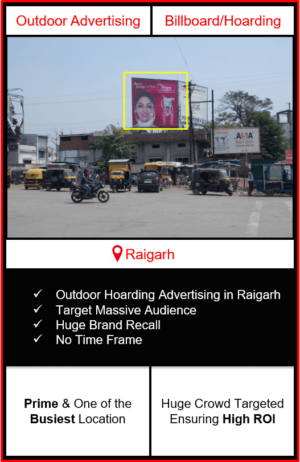 Outdoor advertising in raigarh, outdoor advertising in raigarh, raigarh hoarding advertising, ooh advertising in raigarh, outdoor advertising agency in raigarh, chhattissgarh