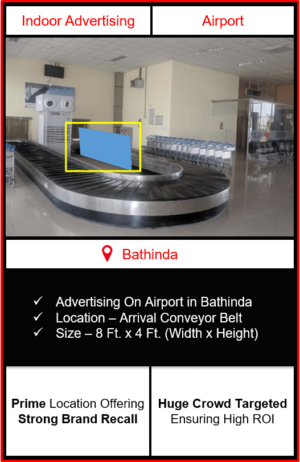 advertising on airport advertising in bathinda, indoor airport branding in bathinda, bathinda airport advertising, advertising in bathinda, indoor airport advertising agency in bathinda