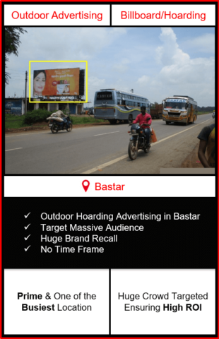 Outdoor advertising in bastar, outdoor advertising in bastar, bastar unipole advertising, ooh advertising in bastar, outdoor advertising agency in bastar, chhattissgarh