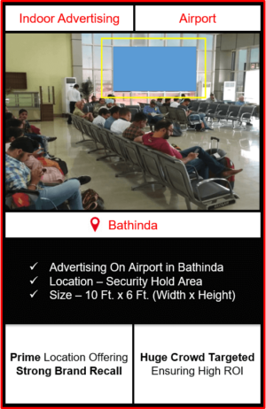 advertising on airport advertising in bathinda, indoor airport branding in bathinda, bathinda airport advertising, advertising in bathinda, indoor airport advertising agency in bathinda