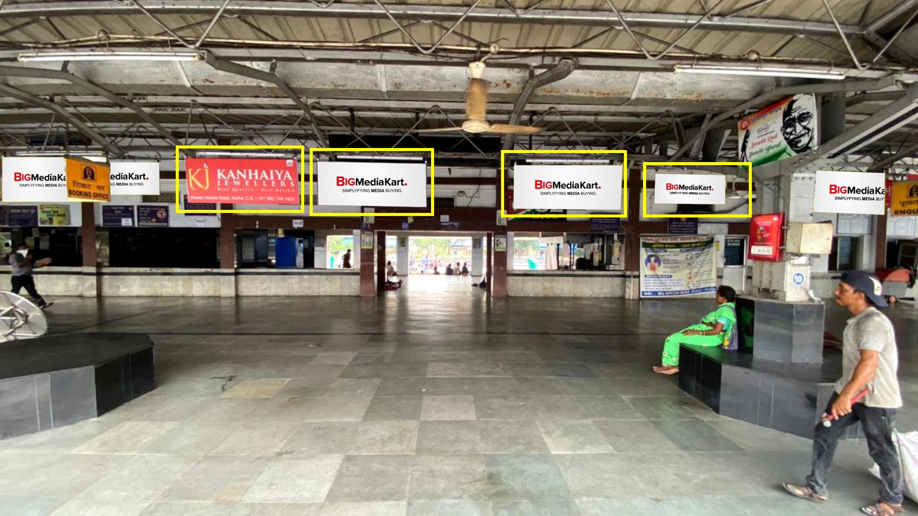 Advertising On Korba Railway Station