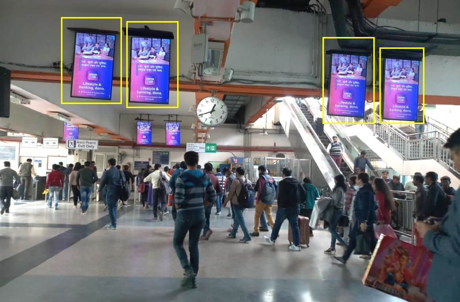 Led Screen Advertising at Sector-18 Metro Station, Noida
