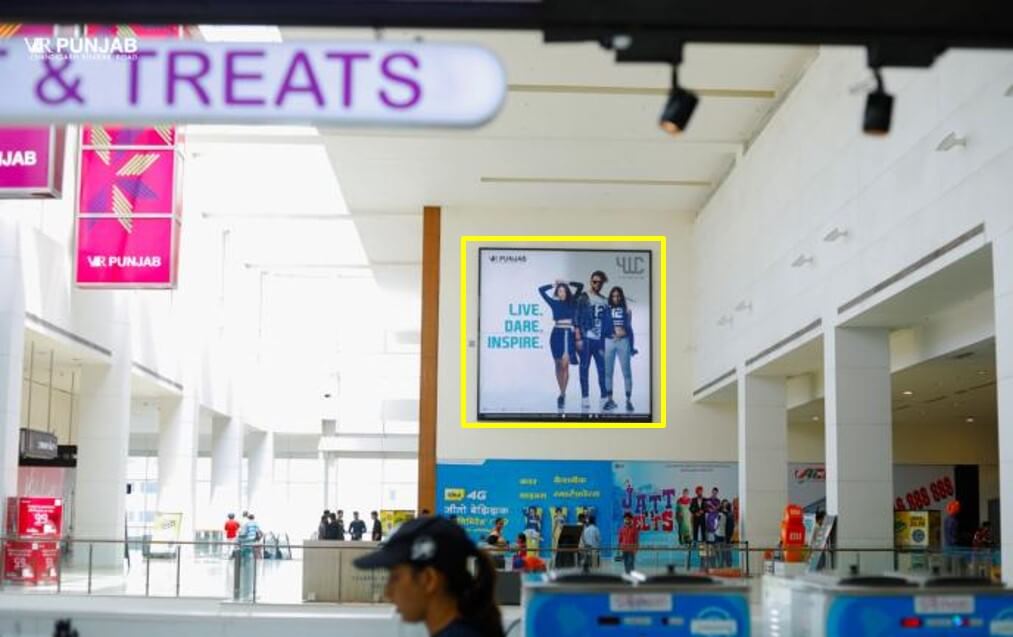 Wall Branding In VR Punjab Mall - Advertising In VR Punjab, Mohali