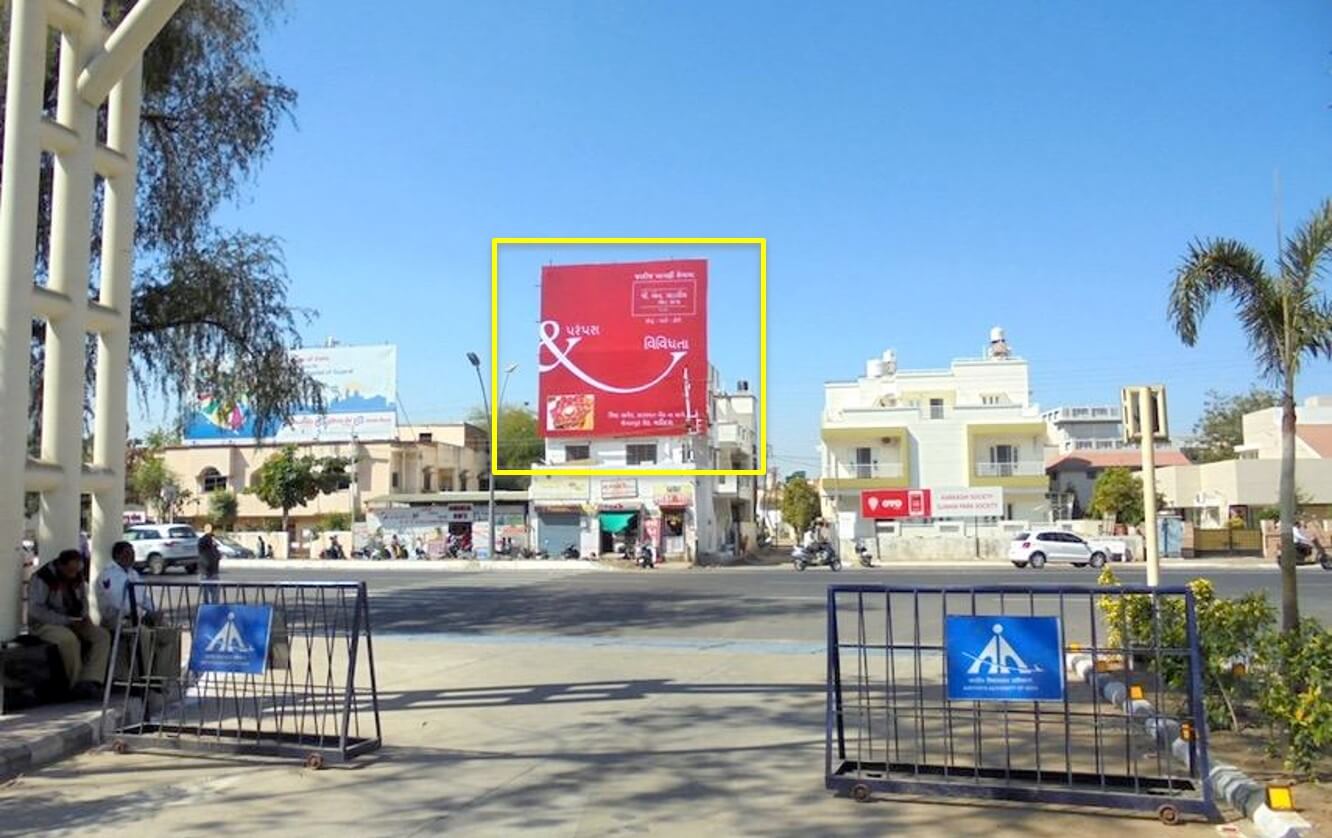 Option No.3 Outdoor Hoarding Advertising at Opp. Airport, Vadodara