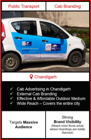 cabs advertising in chandigarh, cab branding in chandigarh, advertising on cabs in chandigarh, cab branding, cab advertising