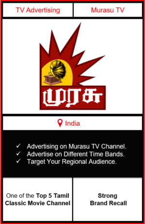 Murasu TV advertising, ad on Murasu TV, Murasu TV advertising agency