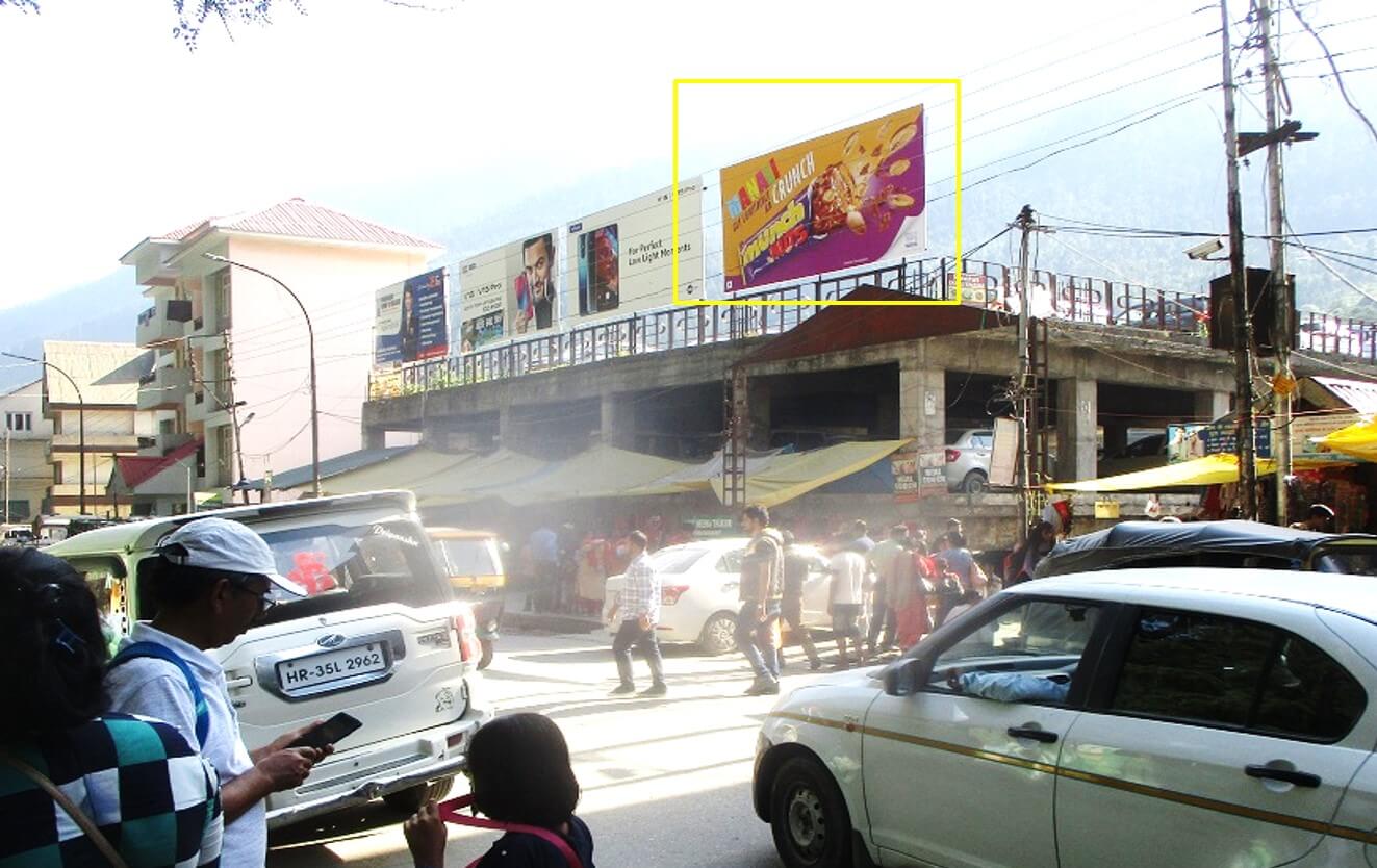 Option No.2 Hoarding Advertising at MC Parking, Manali