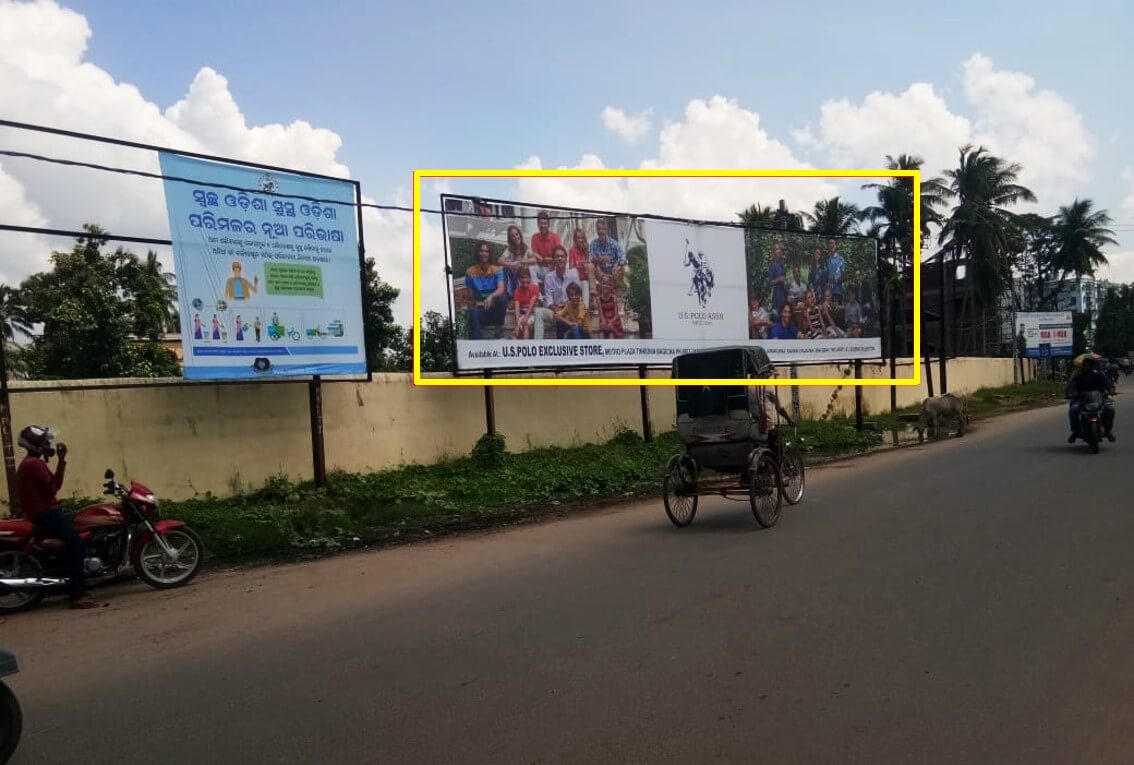 Outdoor Hoarding Branding at Mission Road, Near Stewart School, Cuttack