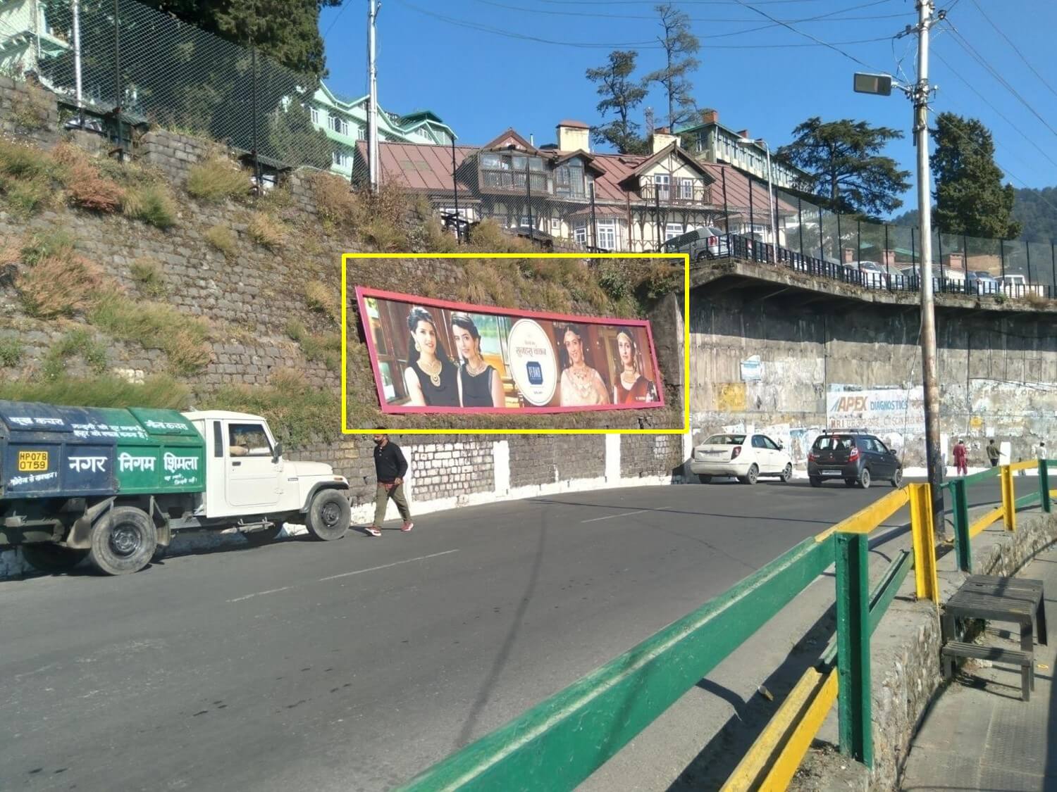 Media No.2 Outdoor Hoarding Advertising in Tunnel, Shimla