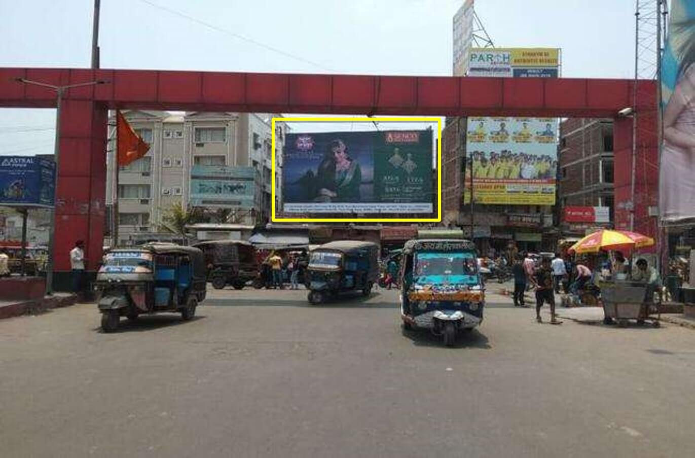 Option No.2 Outdoor Hoarding Advertising at Patna Station Exit Point, Patna, Bihar