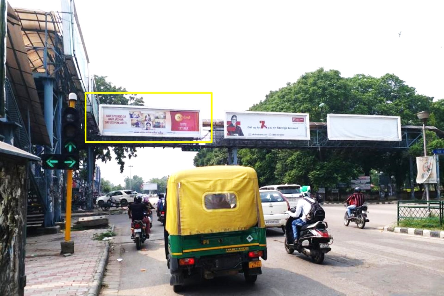 Gantry Advertising at Phase - 7 Market Traffic Lights (Traffic Facing Phase - 8), Mohali, Punjab