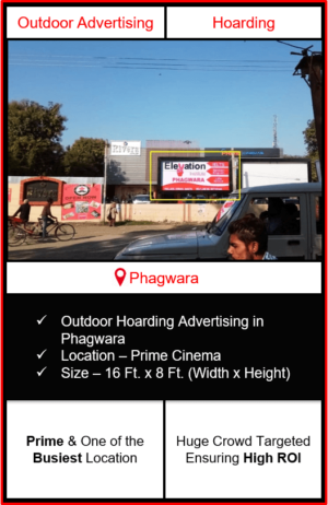 advertising in Phagwara, outdoor hoarding advertising in Phagwara, advertising agency in Phagwara, hoarding branding in Phagwara