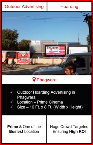 advertising in Phagwara, outdoor hoarding advertising in Phagwara, advertising agency in Phagwara, hoarding branding in Phagwara