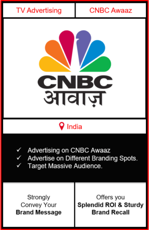 advertising on cnbc awaaz, cnbc awaaz advertising, branding on cnbc news channel, cnbc advertising