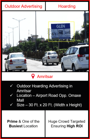 advertising in amritsar, outdoor hoarding advertising in amritsar, advertising agency in amritsar, hoarding branding in amritsar