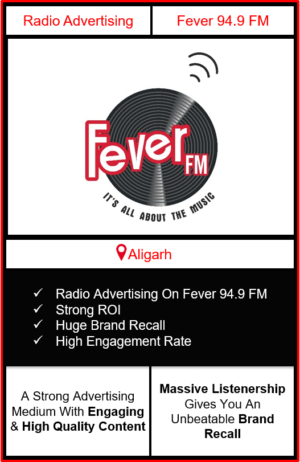 fever fm radio advertising in Aligarh, advertising on fever fm Aligarh, radio ads on fever fm, fever fm advertising agency, fever fm radio branding in Aligarh