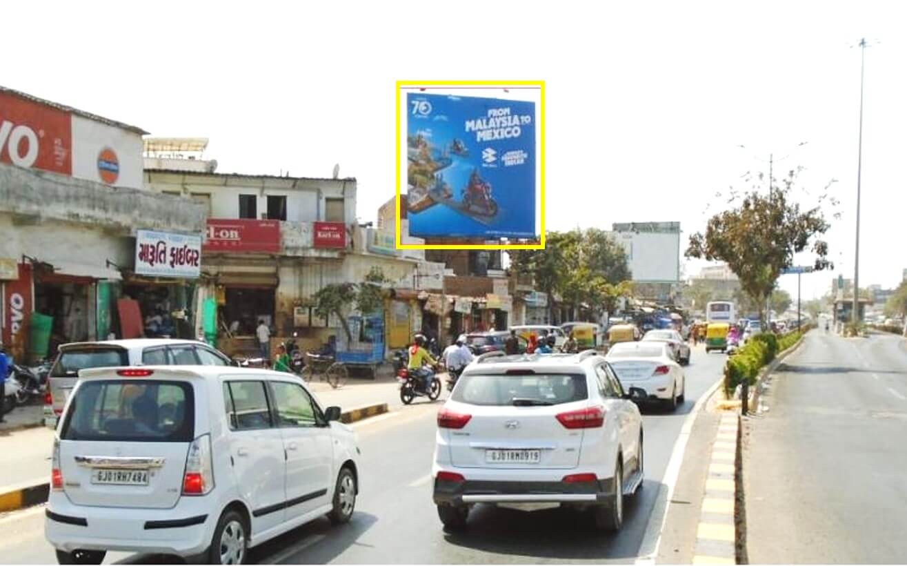 Outdoor Hoarding Branding at Ring Road Near Drive In Bridge, Ahmedabad