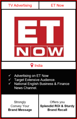 advertising on et now, et now advertising, branding on et now news channel, et now advertising