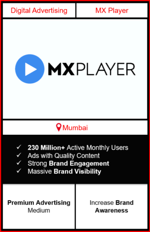 mx player advertising in mumbai, advertising on mx player, how to advertise on mx player, ott advertising, ad in mx player