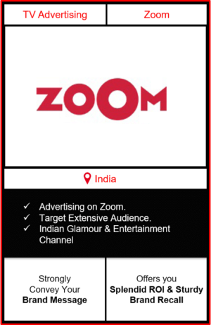 advertising on zoom tv, zoom advertising, branding on zoom channel, zoom tv advertising