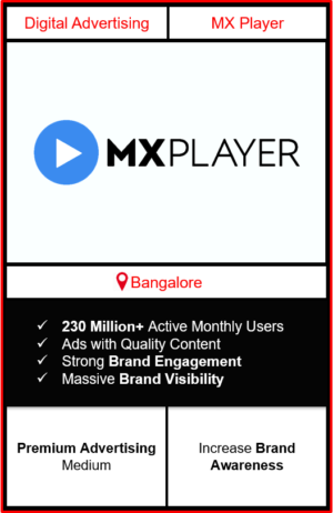 mx player advertising in bangalore, advertising on mx player, how to advertise on mx player, ott advertising, ad in mx player in bengaluru