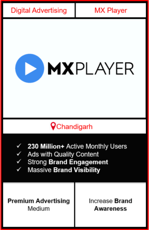 mx player advertising in chandigarh, advertising on mx player, how to advertise on mx player, ott advertising, ad in mx player