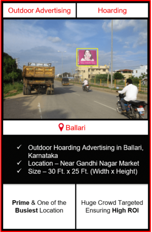 Outdoor hoarding advertising in Ballari, outdoor advertising in Ballari, hoarding advertising in Ballari, Ballari outdoor ads agency, advertising agency in Ballari