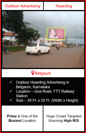 Outdoor hoarding advertising in Belgaum, outdoor advertising in Belgaum, hoarding advertising in Belgaum, Belgaum outdoor ads agency, advertising agency in Belgaum